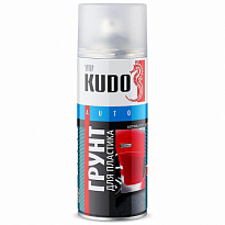KUDO KU-6000 Грунт для пластика прозрачный. Активатор адгезии 520мл 1/6шт